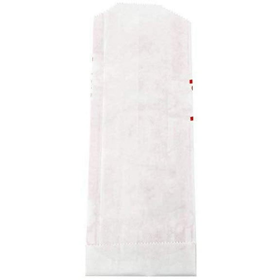 Carnival King Paper Popcorn Bags, Red/White, 100 Count (Pack of 1)