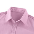 thumbnail image 6 of Mercatoo Toddler Collared Short Sleeve 𝐏o𝗹o Soft Solid Dress Shirt for Baby Boys Girls Cute Summer Comfortable Tee Tops with Pocket, 6 of 8