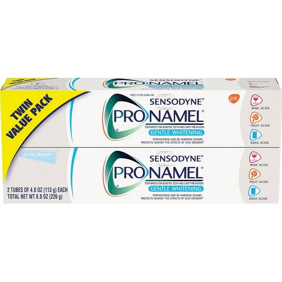 Sensodyne Pronamel Gentle Whitening Twin Pack -- 8 Oz