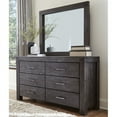 thumbnail image 4 of Bowery Hill 6 Drawer Solid Wood Dresser in Graphite, 4 of 6