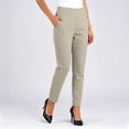 thumbnail image 5 of Levmjia Women's Plus Size Straight Leg Pants Elastic Waist Casual Ankle Trousers with Pockets Solid Color Comfortable Daily Wear, 5 of 6