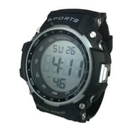 George Mens Digital Sport Wristwatch Plastic Strap
