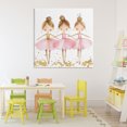 thumbnail image 3 of Stupell Industries Cottage Ballerina Trio in Pink Tutus Canvas Art, 36 x 36, by Creative Studio, 3 of 8