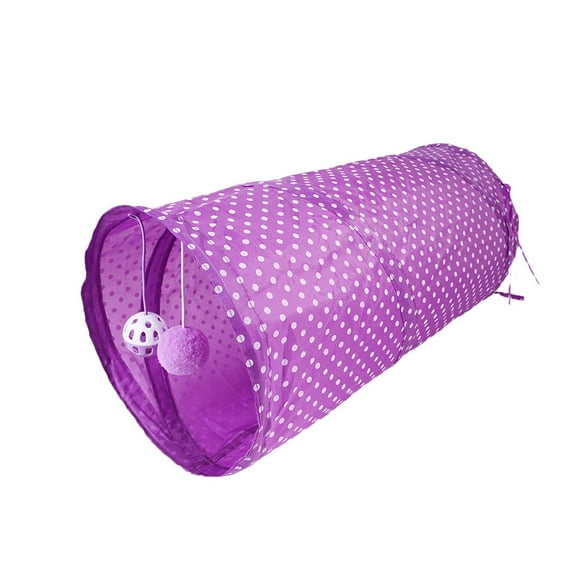 Tunnel Pliable pour Chats d'Intérieur avec Design Interactif et Finition Soignée