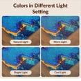 thumbnail image 7 of Design&I 2'x3' Washable Accent Rug Pet Friendly & Non-Slip Built-In Grip Pixel Biome Map Blocky Ore Motif Interlocking Block Cliff Volcano for Kitchen, Station, 7 of 7