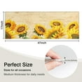 thumbnail image 5 of Beige Sunflower Handwriting Pattern Kitchen Rug Mat,Kitchen Runner Rugs Non Skid Washable,Decorative Kitchen Floor Mats for Kitchen,Sink,Laundry,17"X47", 5 of 5
