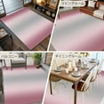 thumbnail image 6 of Grey Light Pink Ombre 5x8 Area Rugs, Modern Abstract Art Gradient Non-Skid Rubber Backing Large Rectangle Rugs - Living Room Bedroom Home Office, Indoor Floor Mat Carpets Washable Rug, 6 of 9