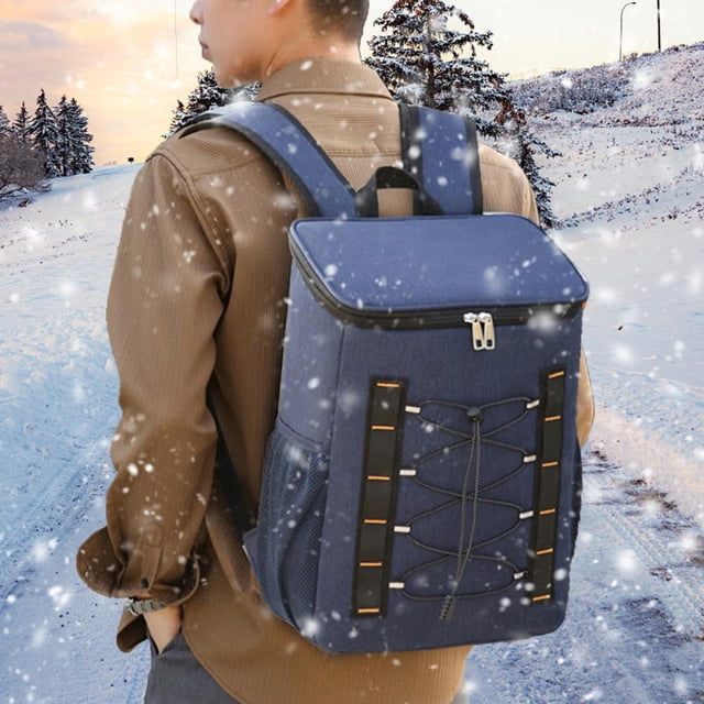 Feltree Camping Cooler Backpack Insulation Leak Proof Backpack Large Capacity Lightweight Travel Camping Beach Backpack Cooler Ice Chest