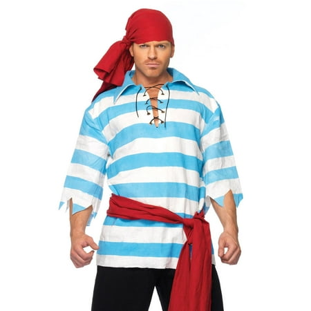 Leg Avenue Men's Striped Pirate Costume
