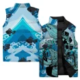 thumbnail image 1 of Chaleco moderno y versátil para hombre, chaleco con estampado digital de peces en 3D de moda, abrigos cómodos y cálidos para hombres, ropa para hombres, chalecos, 1 of 4
