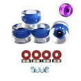thumbnail image 4 of Paquete de 4 ruedas LED de Skateboard ilumina el reemplazo de Longboard Azul Sunnimix Ruedas de skate, 4 of 8