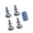 White-Four-piece Set, variant on Pack Of 4 Adjustable Leveling Feet With Grip Base For Bathroom Cabinets And Countertops