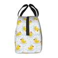 thumbnail image 2 of Lsque Yellow Rubber Duck Pattern Lunch Bag Women/Men Insulated Lunch Box,Small Leakproof Cooler Food Lunch Containers Reusable High Capacity Lunch Tote Bags, 2 of 6