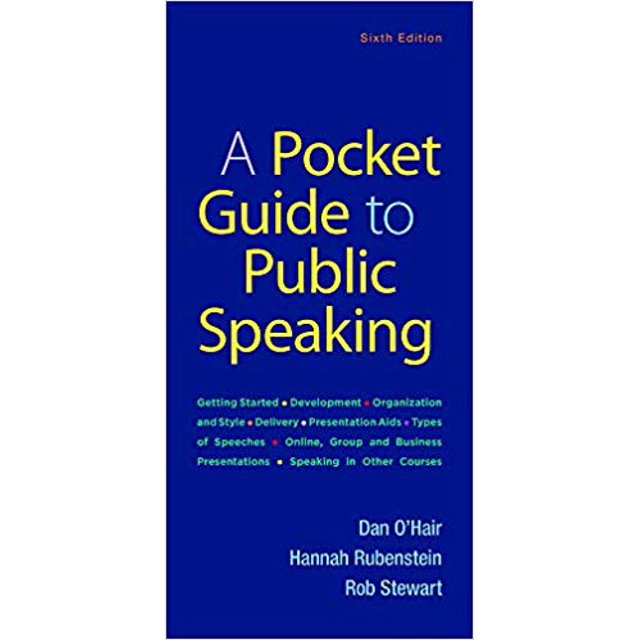 Un Guide de Poche pour Parler en Public Sixième Édition - Spiral Bound 2018