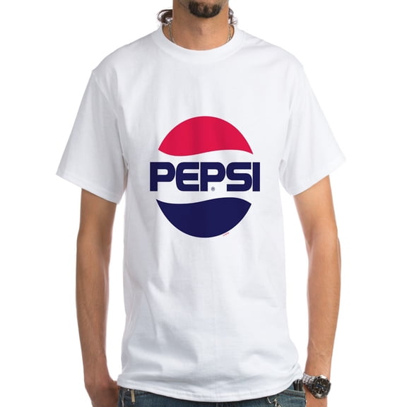 CafePress - Pepsi 90S Logo White T Shirt - Men's Classic T-Shirts