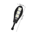 thumbnail image 2 of DECORNIJIA Lampes Solaires de Rue, Lampadaire Noir, Lot de 1 pour Piscine, 2 of 7