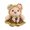 A, variant on Handcrafted Bunny Bear Plush Toy with Handmade Dress Soft Stuffed Animal Doll Featuring Premium PP Cotton Filling Reinforced Seams for Longevity Huggable Birthday Gift