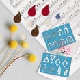 thumbnail image 6 of 2 Styles Geometric Shape Templates Reusable Acrylic Geometry Triangle Circle Right Angle Cutouts Cutting DIY Painting Stencils for Drawing Jewelry Earrings Making Home Decor Craft 5x3.5inch Blue, 6 of 9