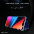 thumbnail image 3 of Mirror Case for Samsung Galaxy M23 Support Wireless Charging, Luxury View Smart Display Case Ultra Thin Phone Cover for Samsung Galaxy M23      Rose Gold, 3 of 8