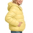 thumbnail image 5 of Agkizg Kids Girls Lightweight Hooded Puffer Coat Zip Winter Jacket with Pockets Solid Color Warm Casual Outerwear, 5 of 5