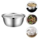 thumbnail image 5 of 1 conjunto de tazón de acero inoxidable Mezcla para el recipiente de sopa de sopa de comida para alimentos para la cocina con tapa, 5 of 5