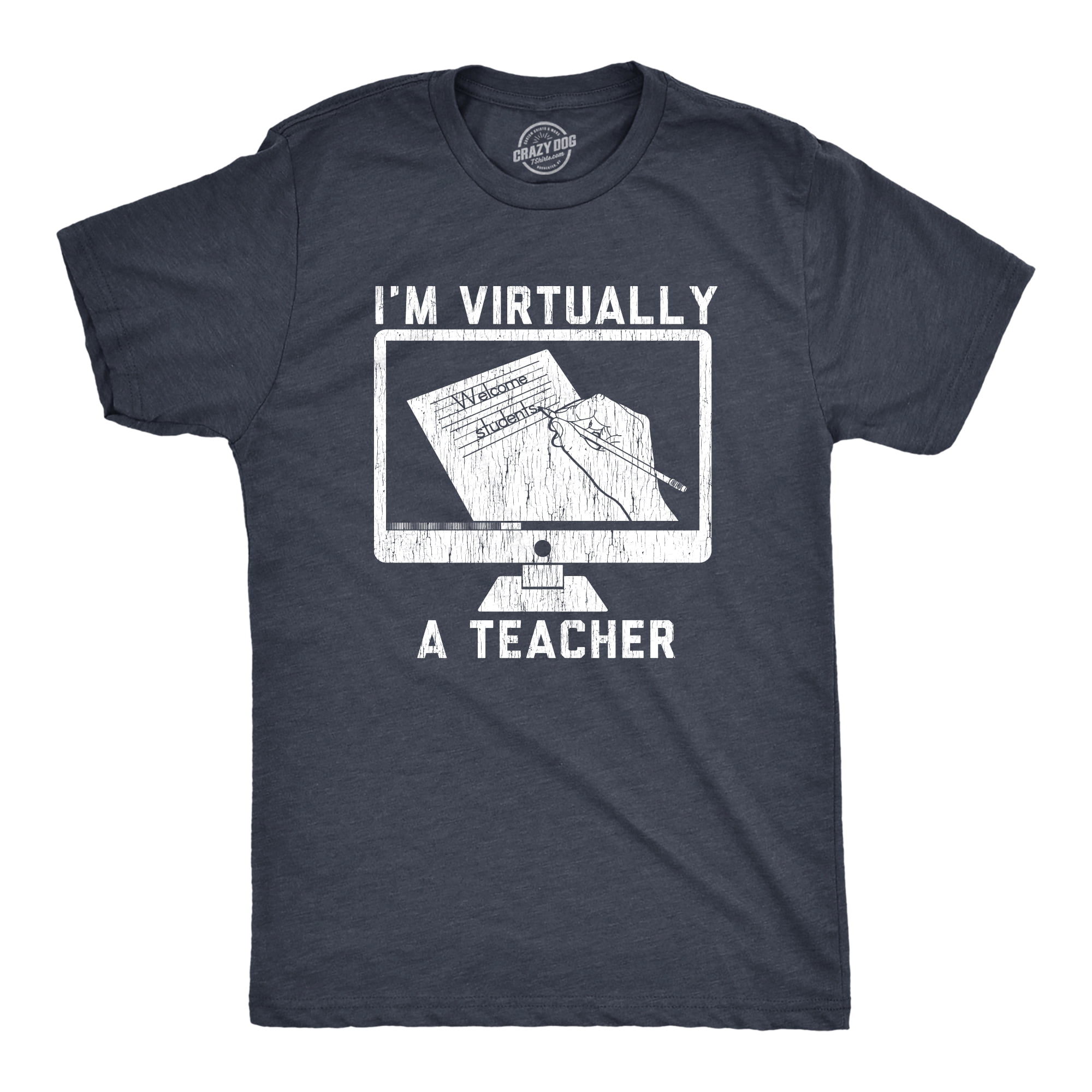 Mens I'm Virtually A Teacher Tshirt 