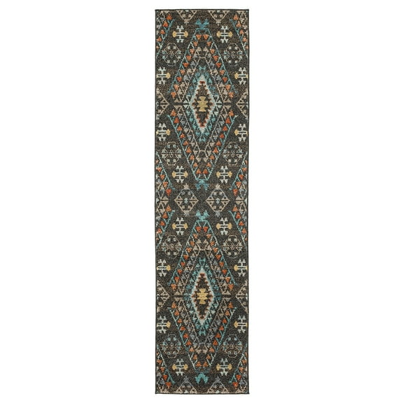 Mohawk Home Grimes Indoor Geometric Runner Rug, Multi, 1'11" x 8'