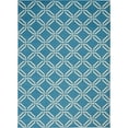 thumbnail image 2 of Nourison Jubilant Modern Trellis Blue 6' x 9' Area Rug, (6' x 9'), 2 of 8