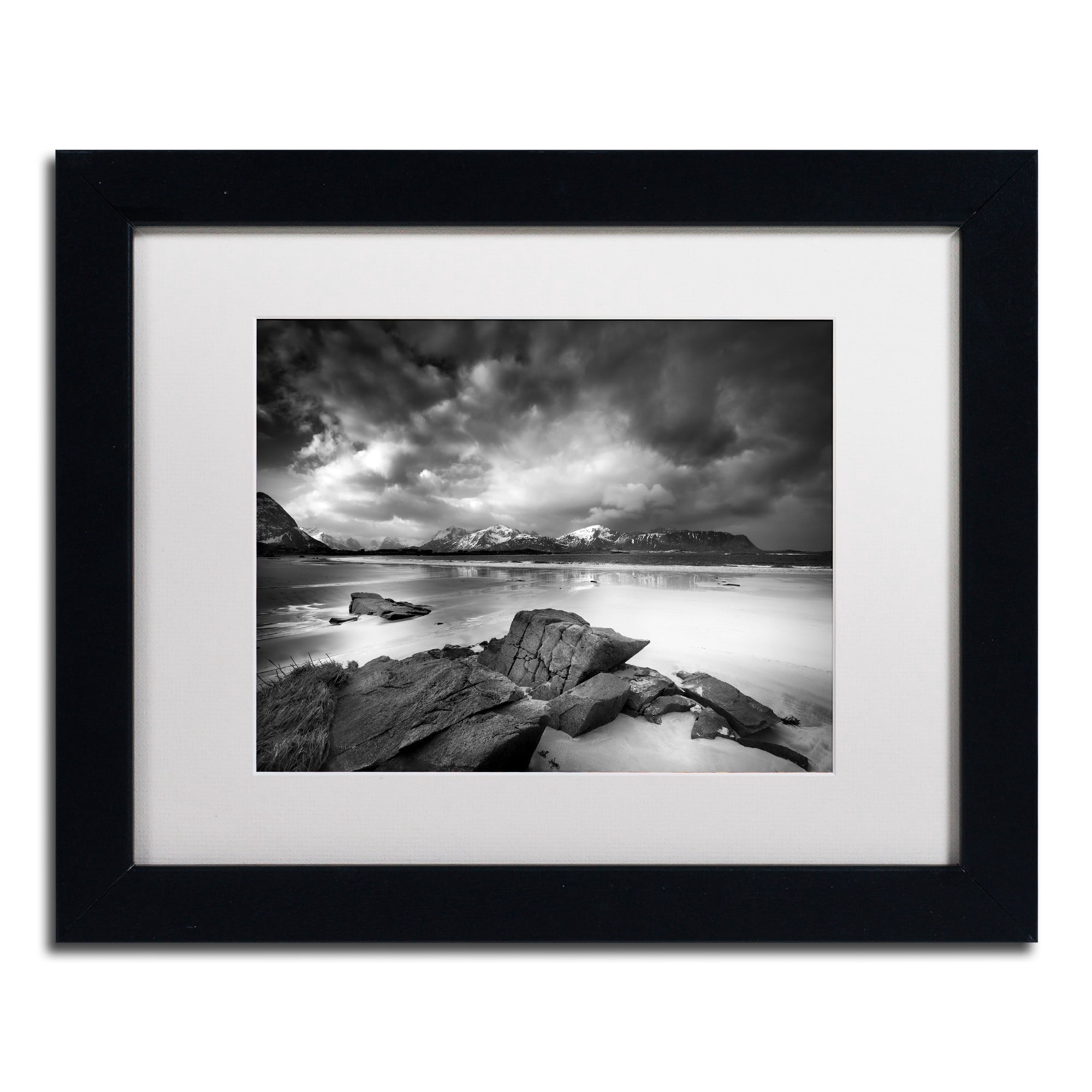 Trademark Fine Art "Getting There" Canvas Art by Philippe Sainte-Laudy, White Matte, Black Frame