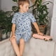 thumbnail image 4 of Fotbe Rabbit And Butterfly Pijama Estampada de 2 Piezas para Niños – Ropa de Dormir de Manga Corta Cómoda para Niños y Niñas, Camiseta y Shorts de Algodón-3X-Large, 4 of 6