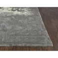 thumbnail image 3 of Alora Decor Radiant 2'6" x 8' Abstract Gray/Ivory/Gray Hybrid Area Rug, 3 of 4