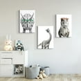 thumbnail image 3 of 3 Pcs Dinosaur Nursery Wall Art Baby Dinosaur Posters Prints Trex poster Pictures Triceratops poster Wall Decor Tyrannosaurus Rex Apatosaurus Printing for boys bedroom Ready to Hang(in Canvas), 3 of 6