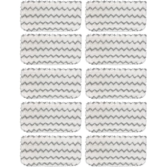 10 Packs of Replacement Washable Cleaning Pads, Fits for Shark Steam Mop S1000 S1000A S1000C S1000WM S1001C