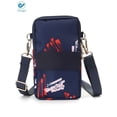 thumbnail image 3 of Deago Cellphone Wallet Purse Phone Pouch Wristlet Clutch Crossbody Shoulder Bag Smartphone Sports Armband Bag For Women (Navy), 3 of 9