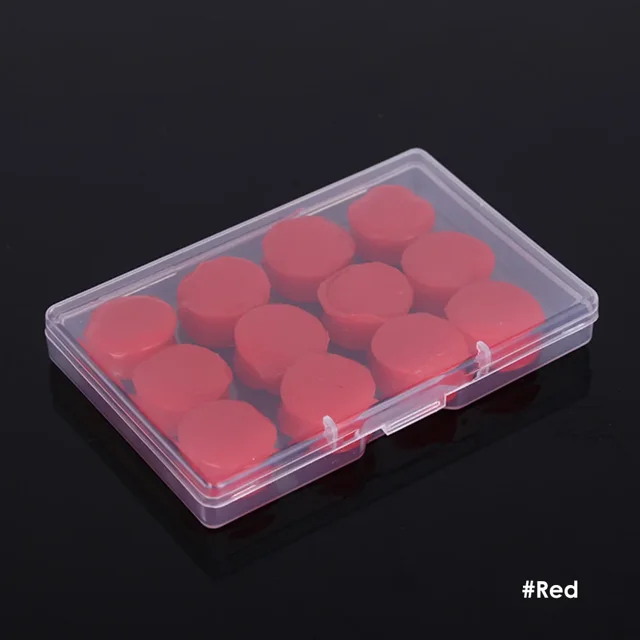 12Pcs Silicone Sleeping Ear Plugs, Noise Reduction Anti-Snore Sound Insulation, Reusable Sleep Ear Protection Earplugs
