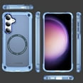thumbnail image 6 of Allytech Magnetic Case for Samsung Galaxy S24, [Military Grade Drop Protection] [Compatible with MagSafe] Slim Translucent Soft TPU Frame Shockproof Anti-Scratch Rugged PC Back Shell - Blue, 6 of 8
