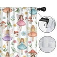 thumbnail image 4 of Blackout Kids Curtains,Colorful Fairy Flower Pattern Childrens Insulated Curtains Set Of 2,Bedroom Essentials,Toddler Room Decor 52"x84", 4 of 5