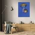thumbnail image 3 of Erin Berzel 13x18 Gallery Wrapped Canvas Wall Art Titled - Jellyfish II, 3 of 4