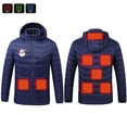thumbnail image 2 of Pounoo Heated Jackets for Men Women Hood USB Charging Jacket Unisex Windproof Multi-Zone Heating Winter Outdoor Coats Gift, 2 of 4