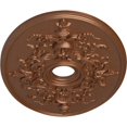 thumbnail image 4 of Ekena Millwork CM21X30ALPOS Alexa Médaillon de Plafond, Cuivre Poli, 4 of 4