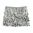 thumbnail image 2 of TRAF 2024 Sequin Mini Skirt Women Luxury High Waist Skirts for Woman Fashion Summer Women's Skirt Streetwear Glitter Short Skirt, 2 of 5
