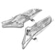 thumbnail image 4 of Cubierta de Luz del Marcador lateral para, par de la cubierta de luz del marcador lateral original para 08-10 versión europea para la modificación del automóvil, 4 of 7