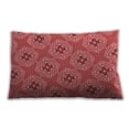 thumbnail image 1 of Ahgly Company Patterned Indoor Rectangular Ferrari Red Lumbar Throw Pillow, 13 inch by 19 inch, 1 of 5