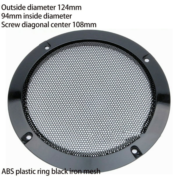 2Pcs 4 Inch Speaker Speaker Grille Speaker Replaceable Round