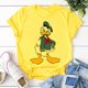 thumbnail image 1 of Disney-Camiseta con estampado de dibujos animados para mujer, ropa de calle de manga corta con cuello redondo, Pato Donald, Margarita y pato, 1 of 4