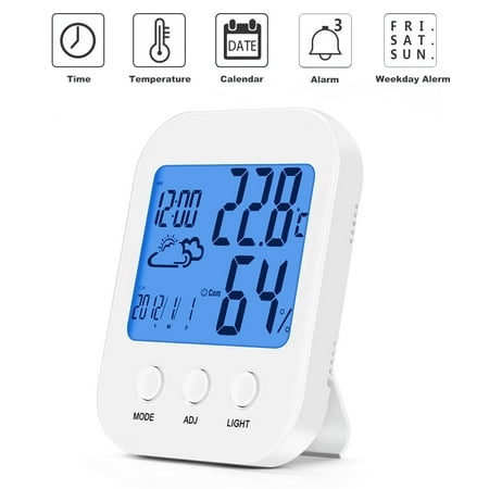 Home Luminous Indoor Electronic Thermometer High Precision Baby Room Temperature And Humidity Meter Innovative Backlight