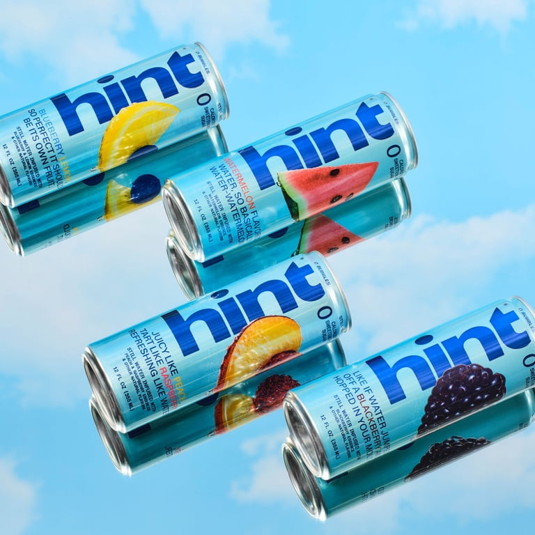 Hint Peach Raspberry Flavored Water Cans, 12 fl oz, 12 Pack photo 7