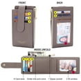 thumbnail image 5 of Badiya RFID Card Holder Wallet for Women Slim Wallets Bifold Women Multi Card Case Zipper Coin Purse, 5 of 9