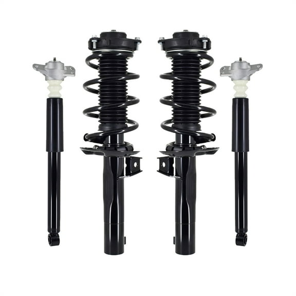 Set of 4 Front Quick Complete Strut-Coil Spring Assembly-Rear Complete Shock Absorber Kit For 2005-2018 Volkswagen Jetta