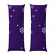 thumbnail image 1 of Balery Crystal Purple Snowflake Funda Protectora para Almohada Corporal de Algodón Hipoalergénico con Cierre(55 x 21 pulgadas), Almohadas No Incluidas, 1 of 7